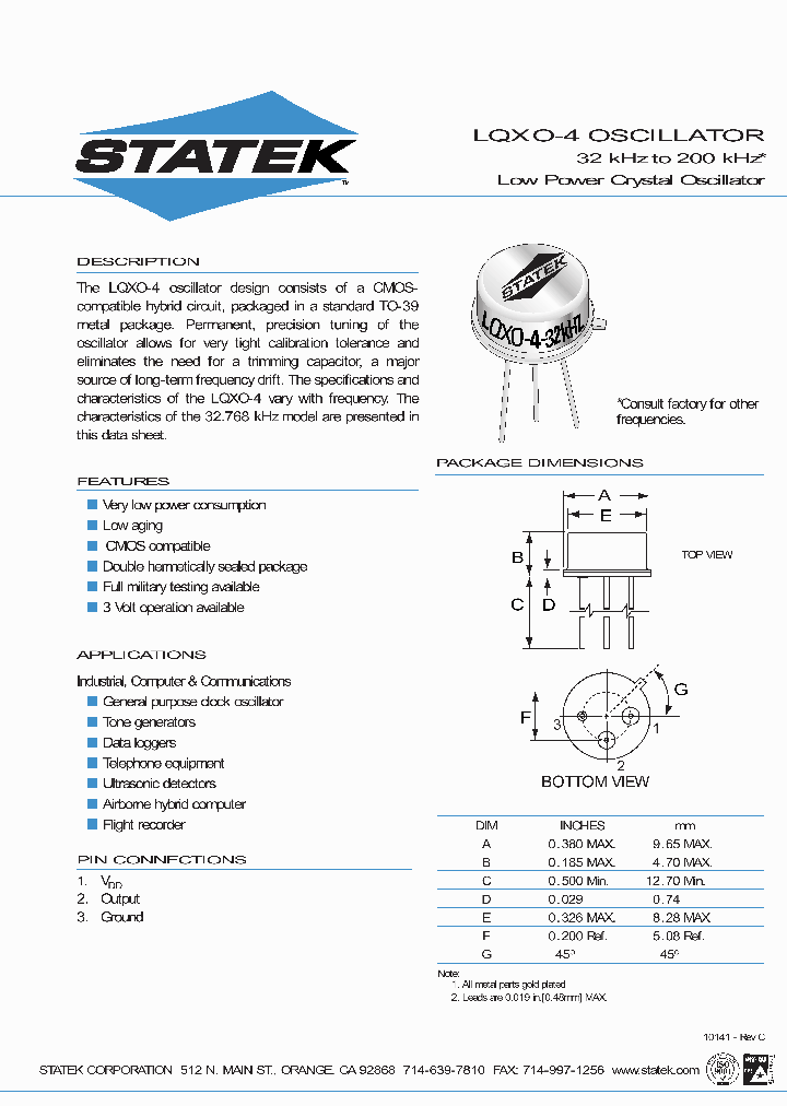 LQXO-4_1119741.PDF Datasheet