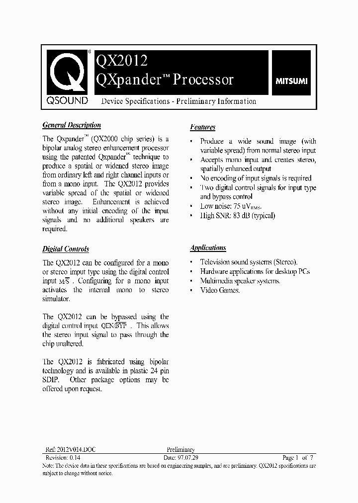 QX2012_1119744.PDF Datasheet
