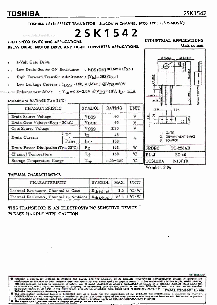 K1542_1671389.PDF Datasheet
