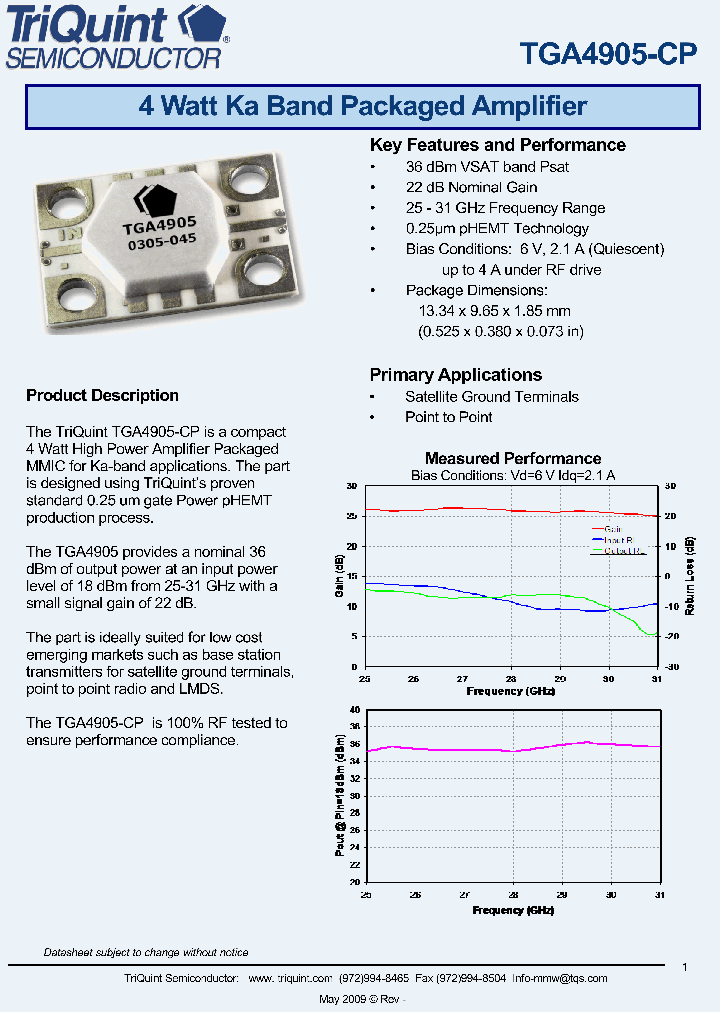 TGA4905-CP_1128226.PDF Datasheet