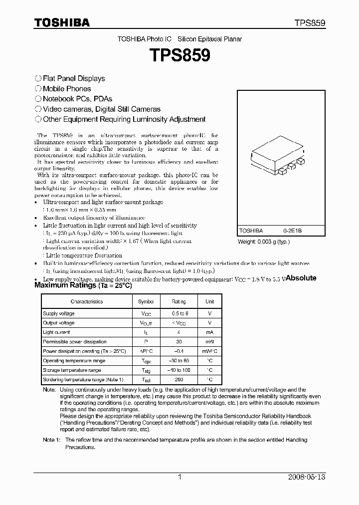TPS859T_1117201.PDF Datasheet