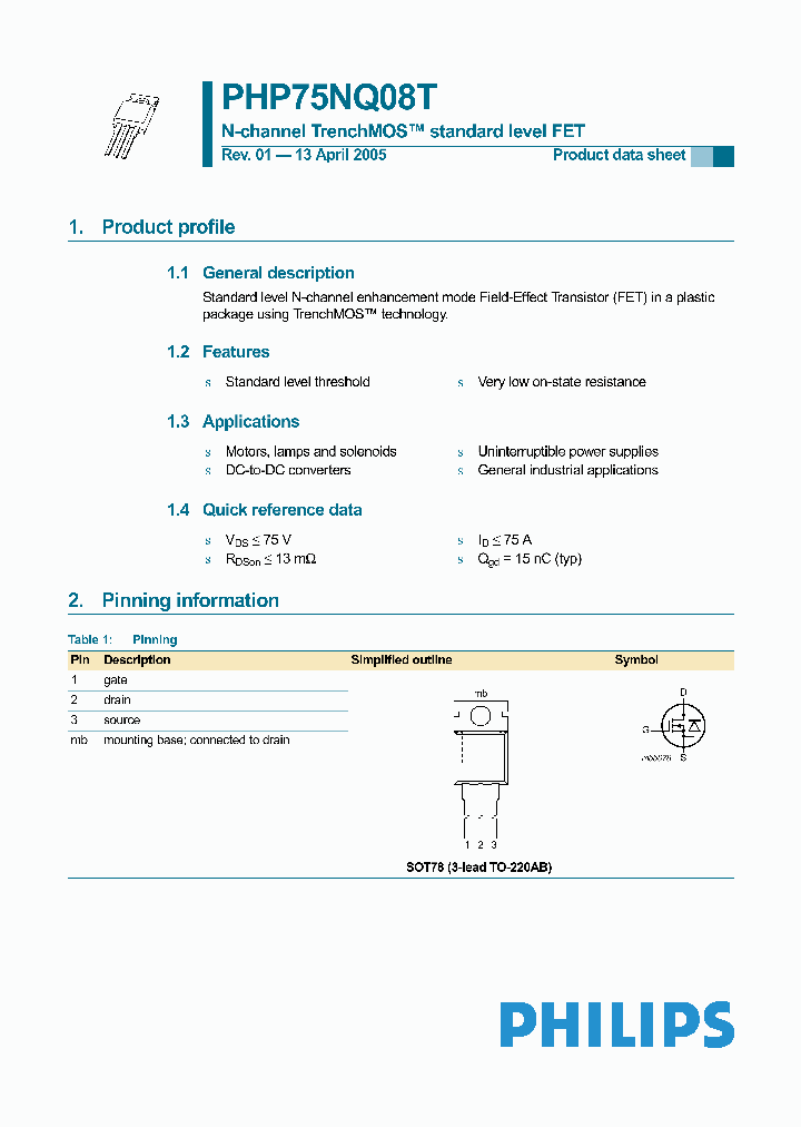 PHP75NQ08T_1092706.PDF Datasheet