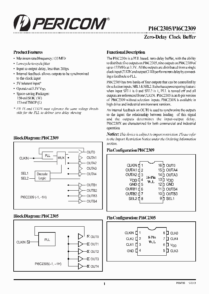PI6C2309-1WI_1132001.PDF Datasheet