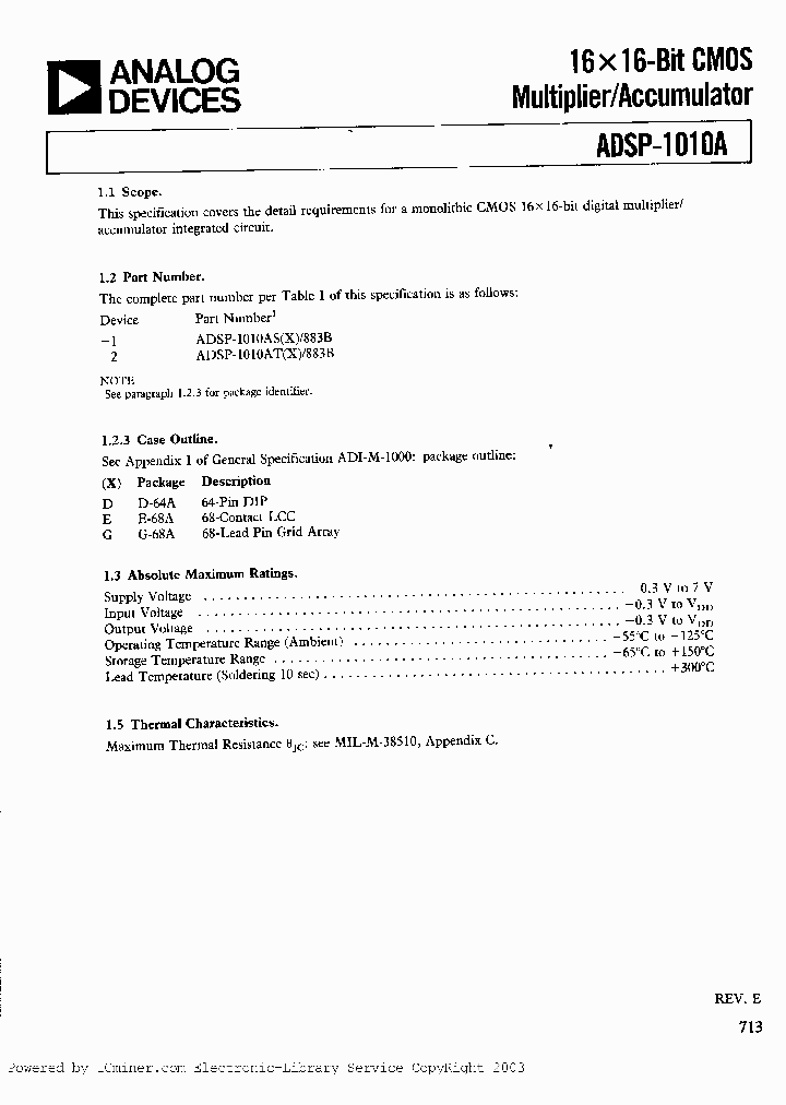 ADSP-1010ATG883B_1133437.PDF Datasheet