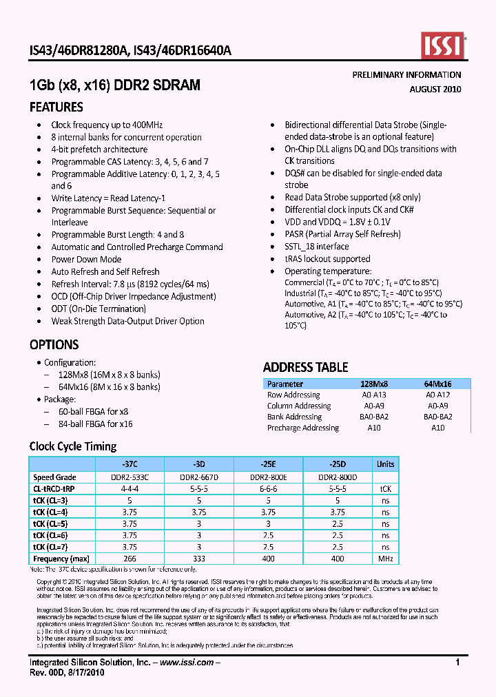 IS43DR81280A-3DBLI-TR_1132983.PDF Datasheet