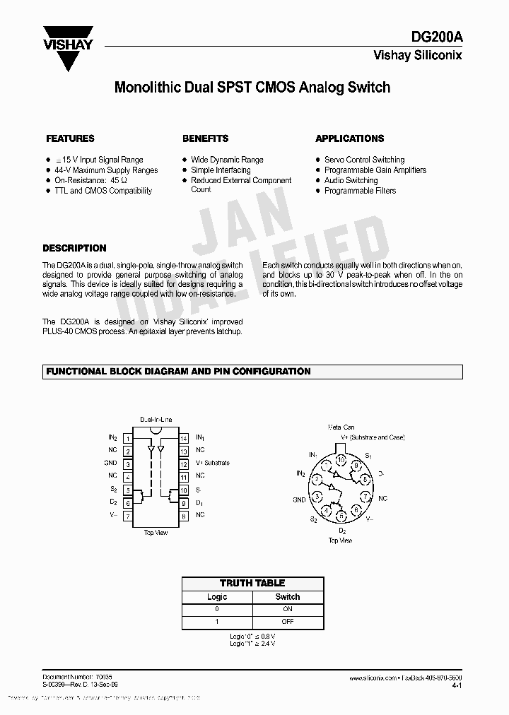 DG200AK883_1133402.PDF Datasheet