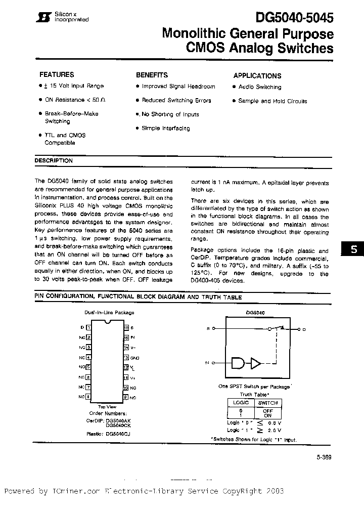 DG5140AK883_1133407.PDF Datasheet