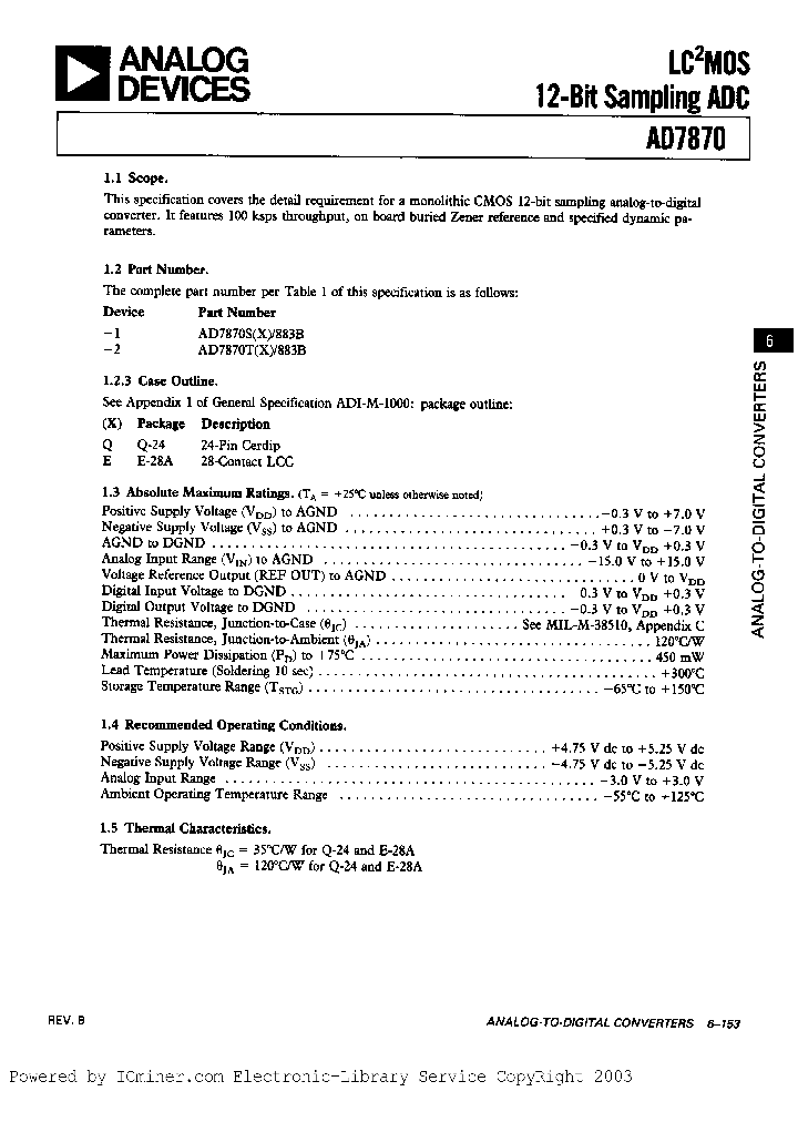 AD7870SE883B_1138382.PDF Datasheet