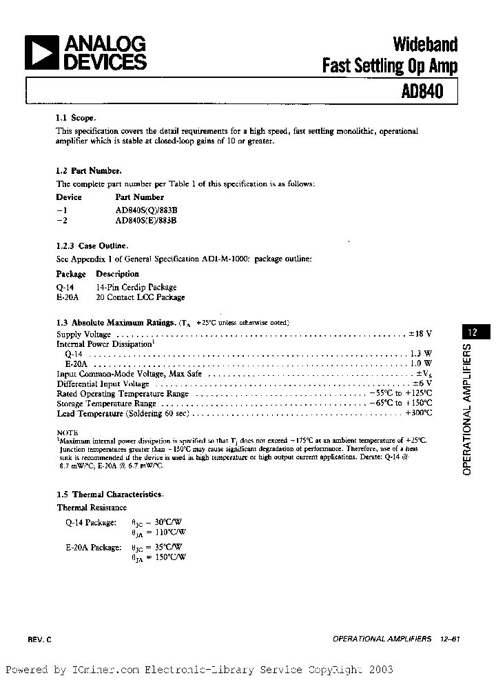 AD840SE883B_1138379.PDF Datasheet