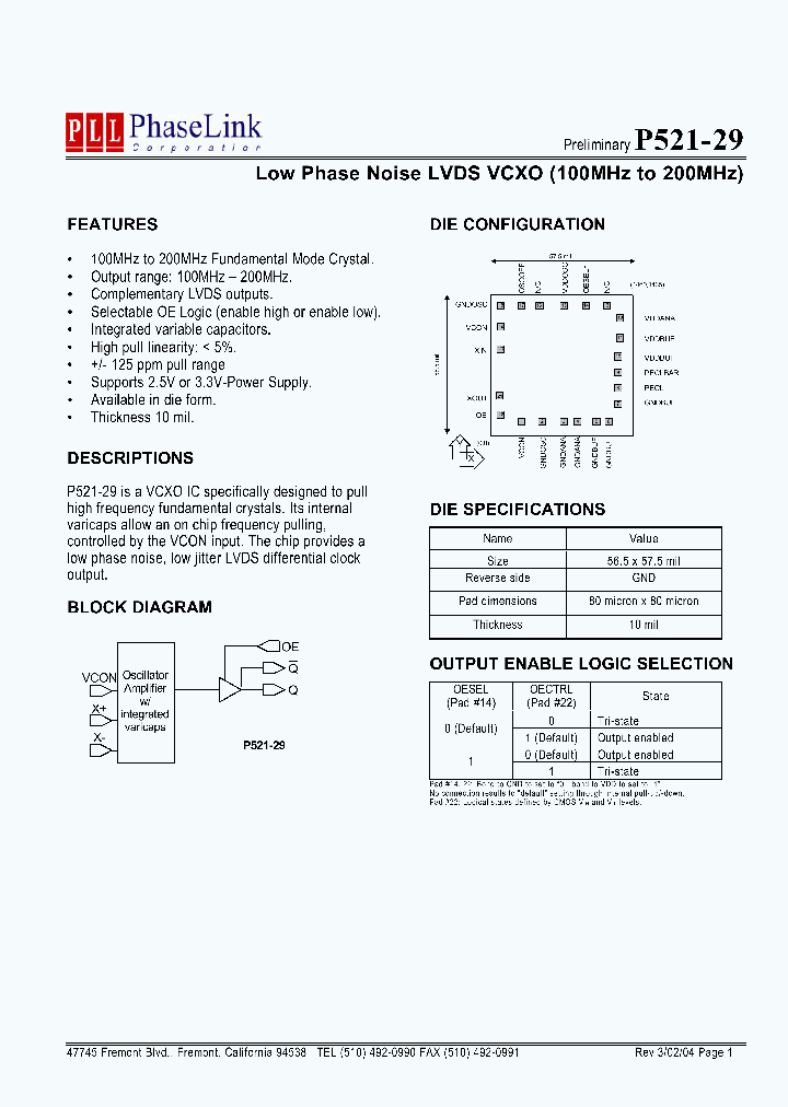 P521-29_1140881.PDF Datasheet