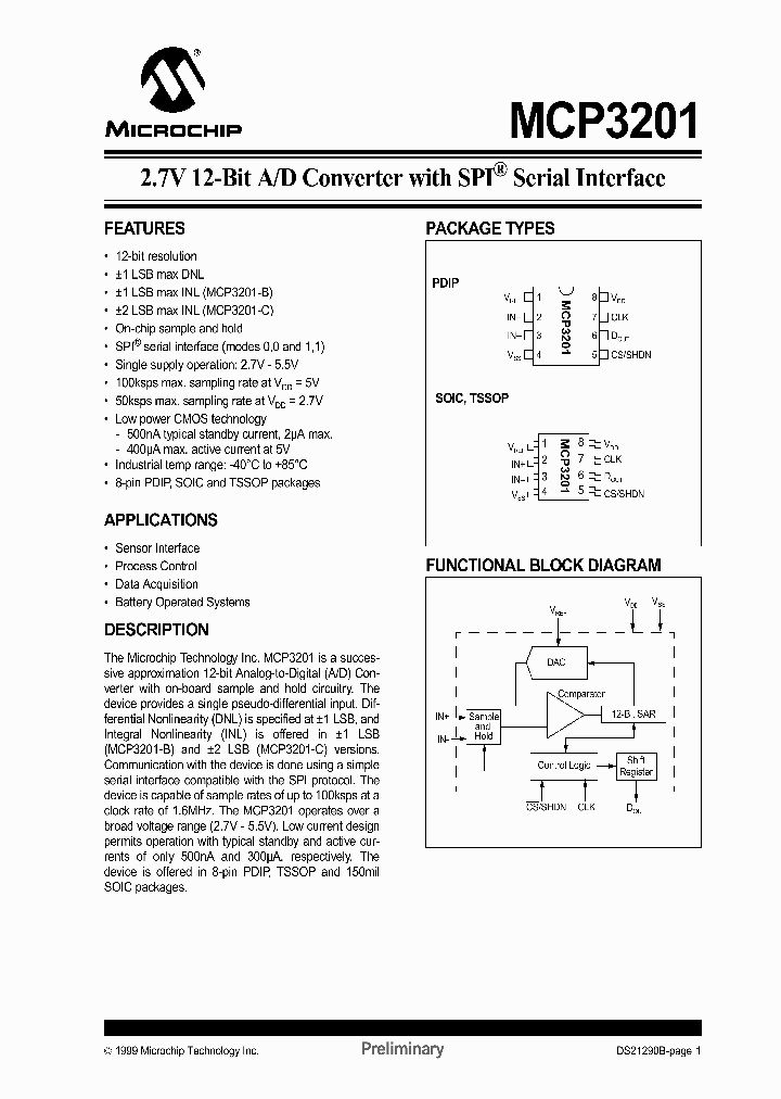 MCP3201-CISN_1142529.PDF Datasheet
