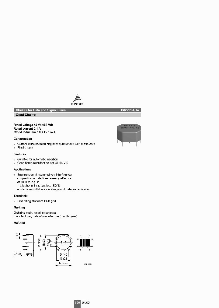 B82791-G14_1144369.PDF Datasheet