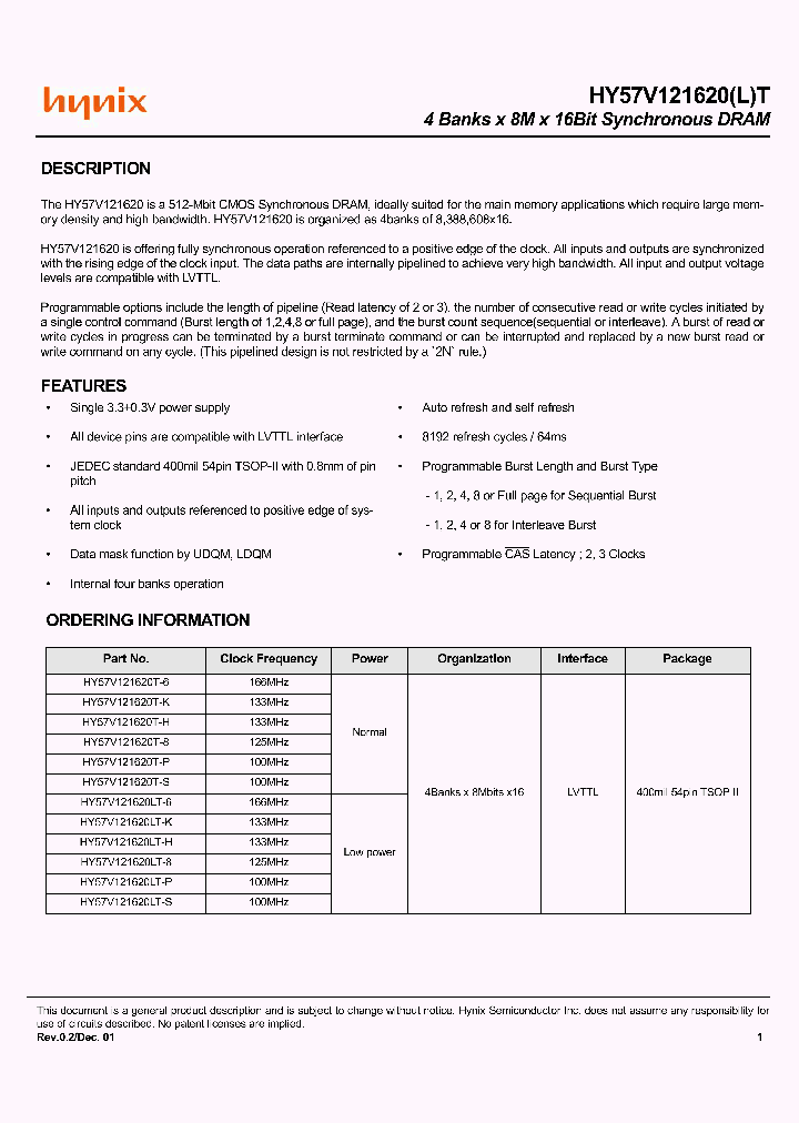 HY57V121620T-K_1138472.PDF Datasheet