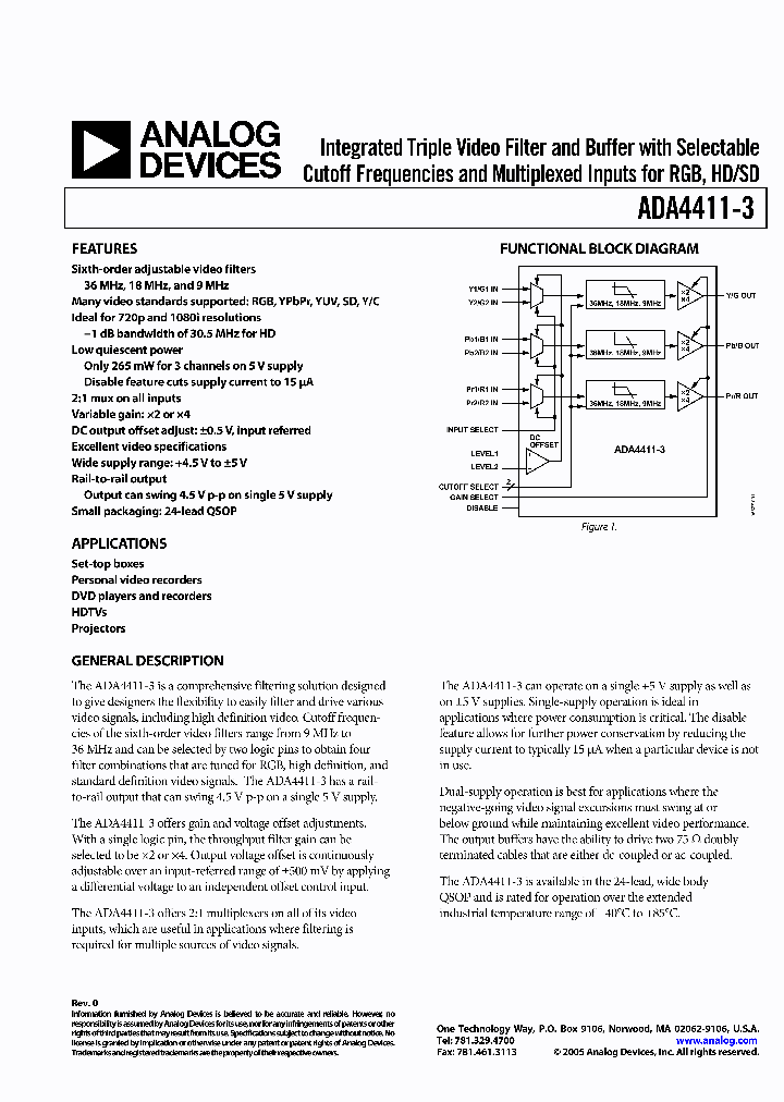 ADA4411-3ARQZ-R7_1151093.PDF Datasheet
