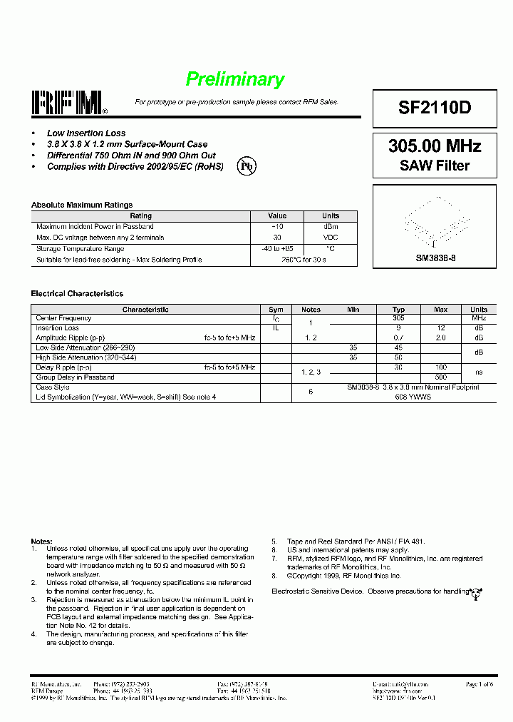 SF2110D_1151387.PDF Datasheet
