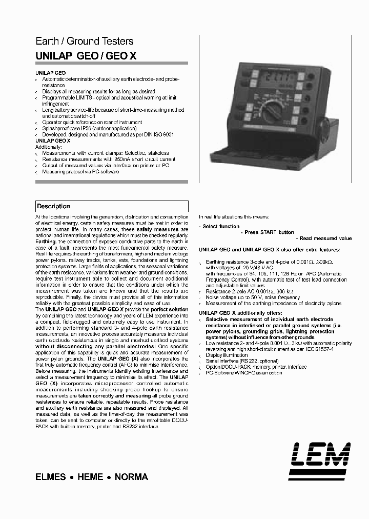 A-1885-06111-UNILAPGEOGROUNDMEASSET_1144678.PDF Datasheet