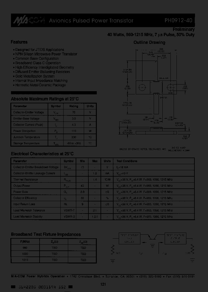 PH0912-40_1153718.PDF Datasheet
