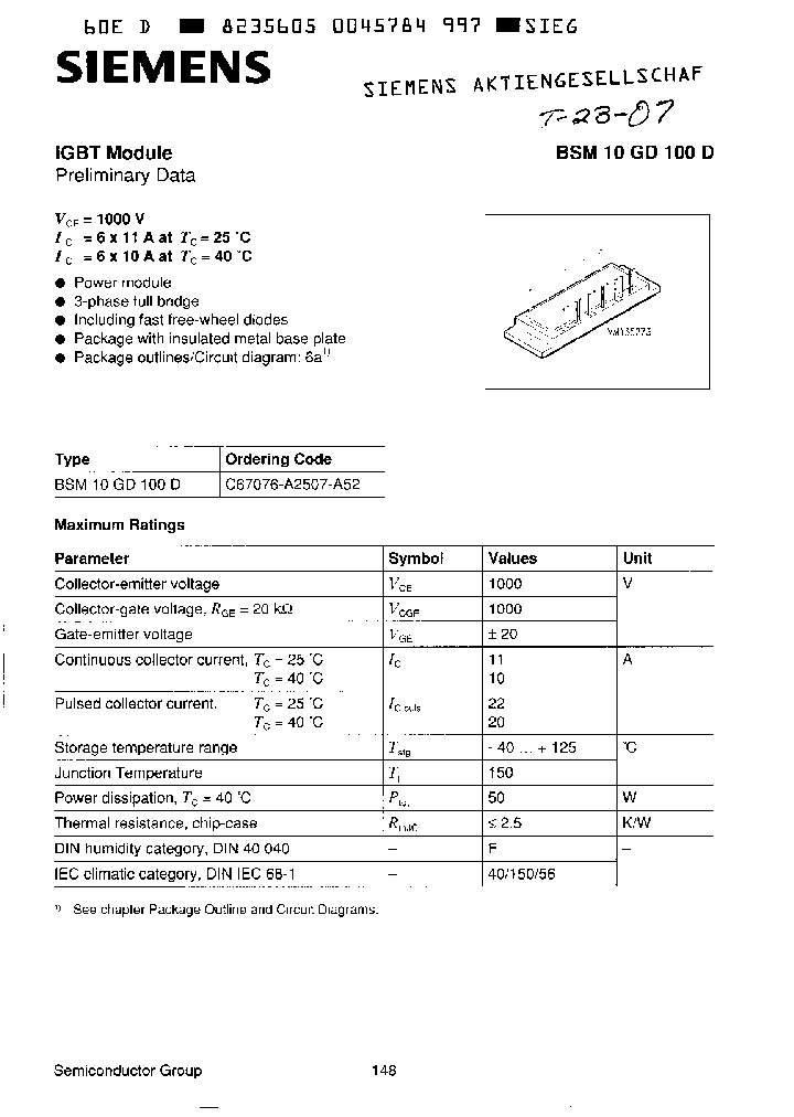 BSM10GD100D_1148940.PDF Datasheet