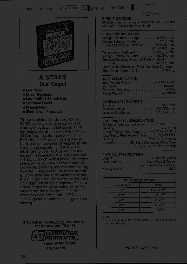A12D1560Z_1157479.PDF Datasheet
