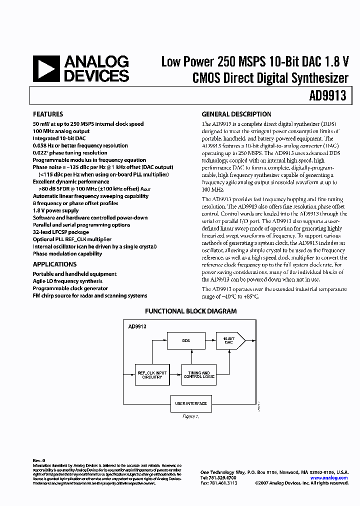 AD9913PCBZ1_1162379.PDF Datasheet