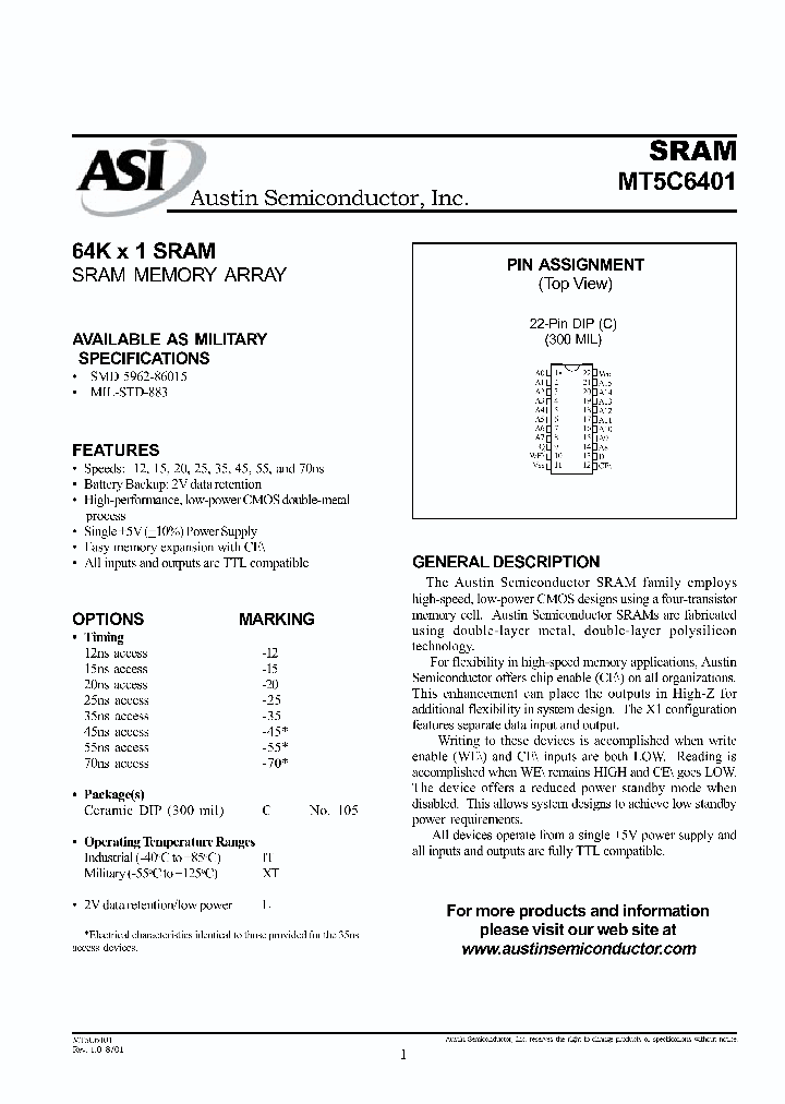 MT5C6401C-12LIT_1159970.PDF Datasheet
