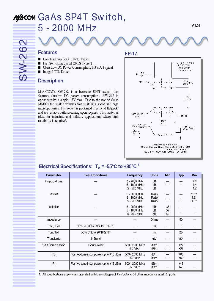 SW-262_1689612.PDF Datasheet