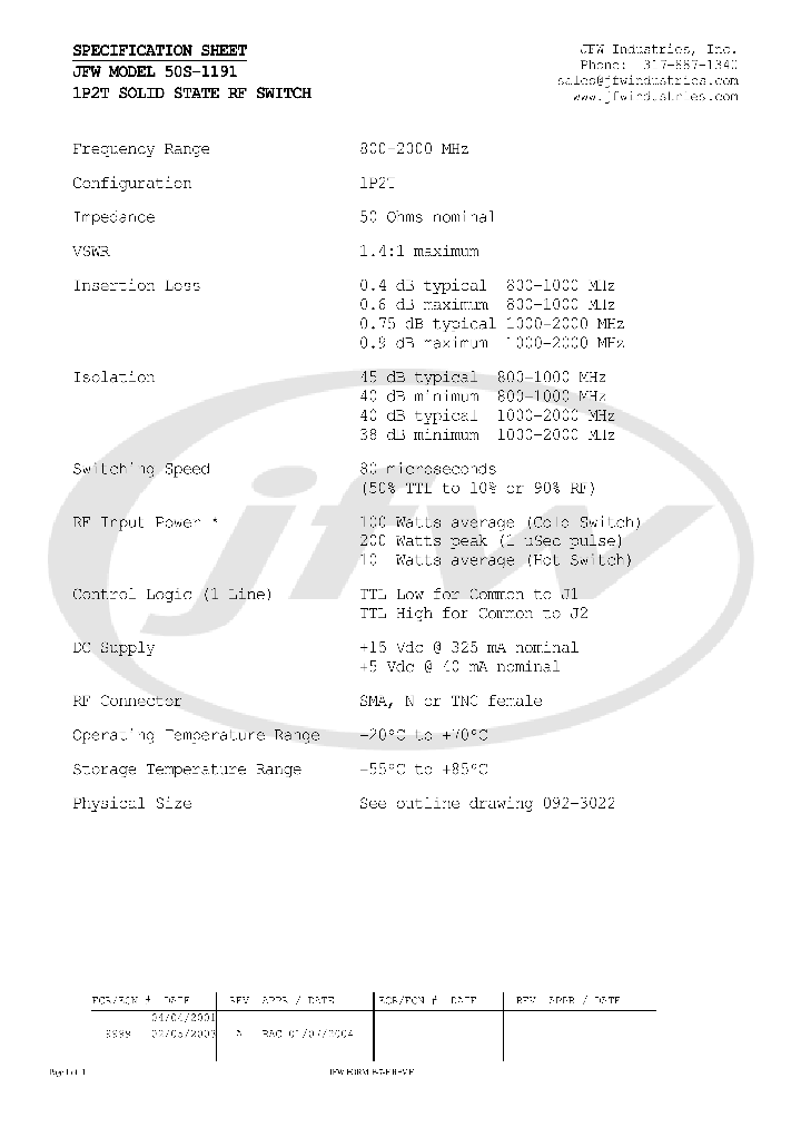 50S-1191_1692938.PDF Datasheet