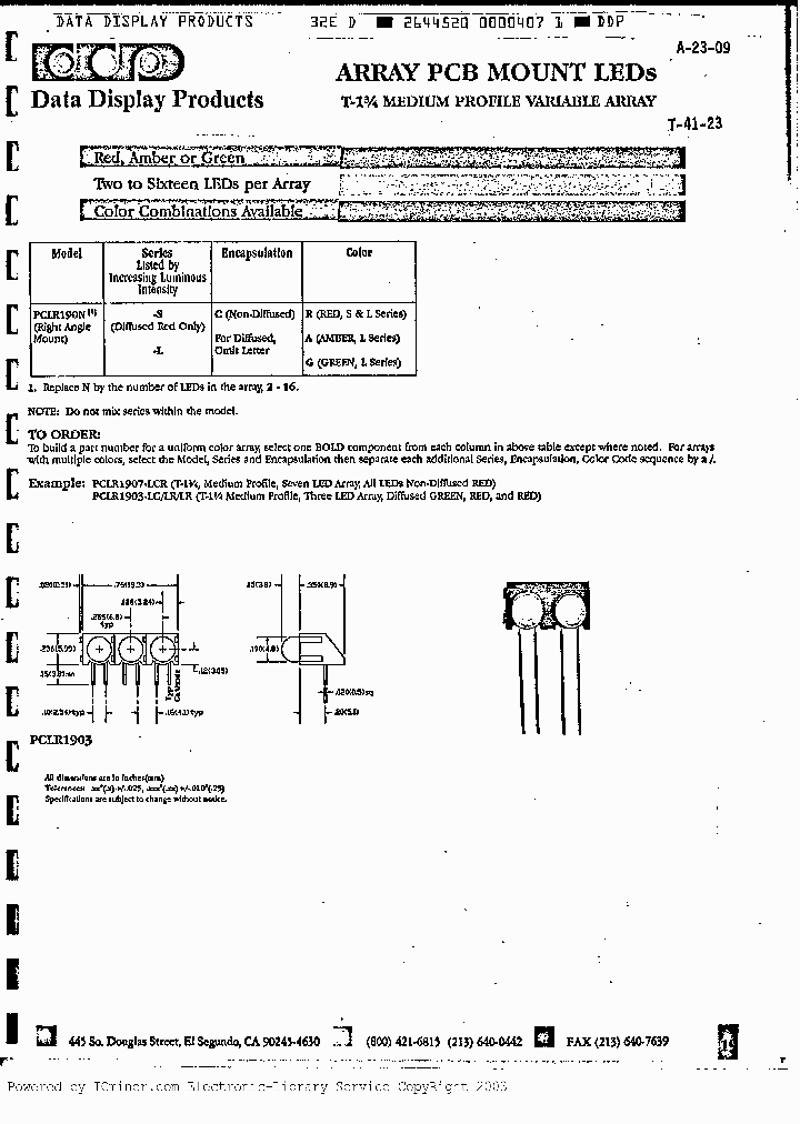 PCL19014-SERIES_1166778.PDF Datasheet