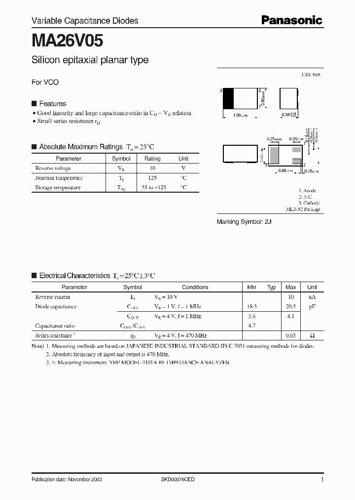 MA26V05_1694095.PDF Datasheet