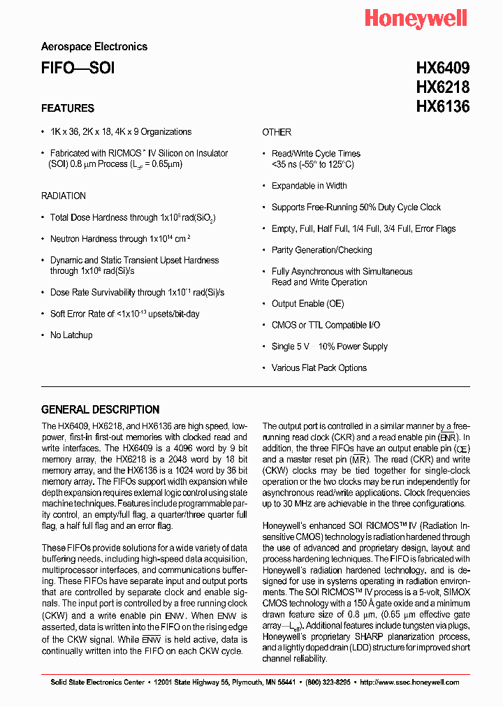 HX6218DBFT_1186274.PDF Datasheet