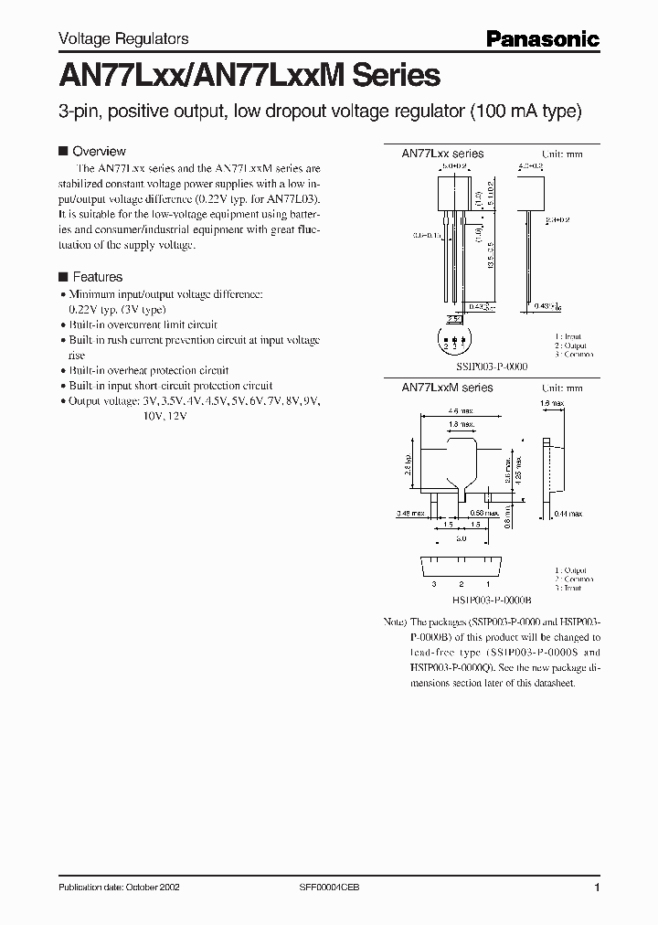 AN77L03_1695726.PDF Datasheet