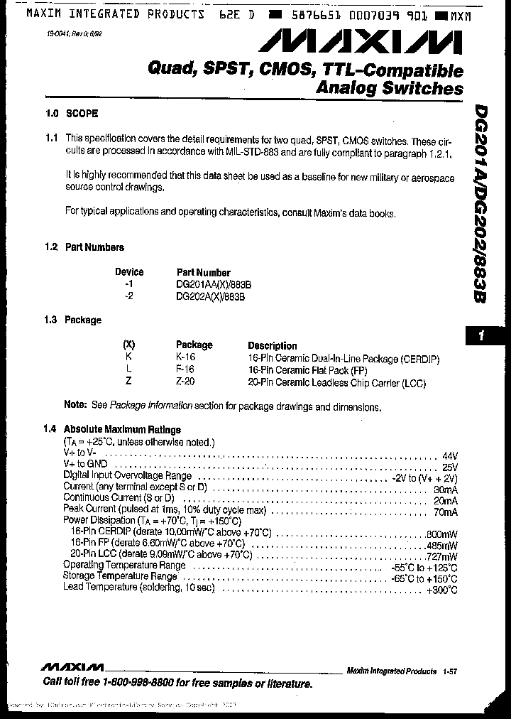 DG201AAK883B_1189517.PDF Datasheet
