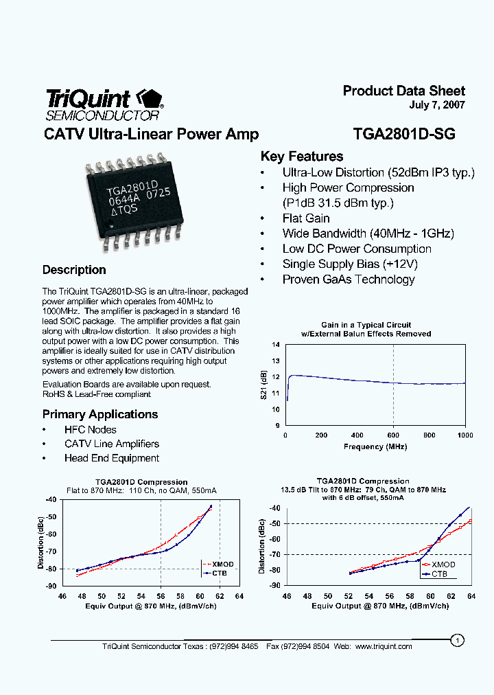 TGA2801D-SG_1192610.PDF Datasheet