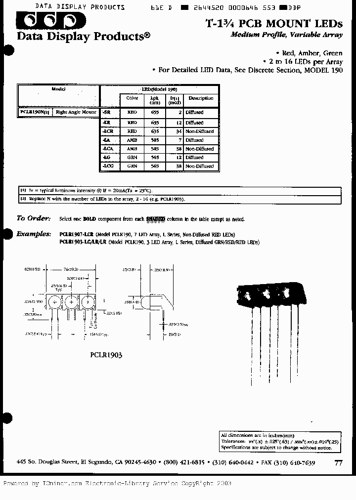 PCLR1914-SERIES_1166779.PDF Datasheet