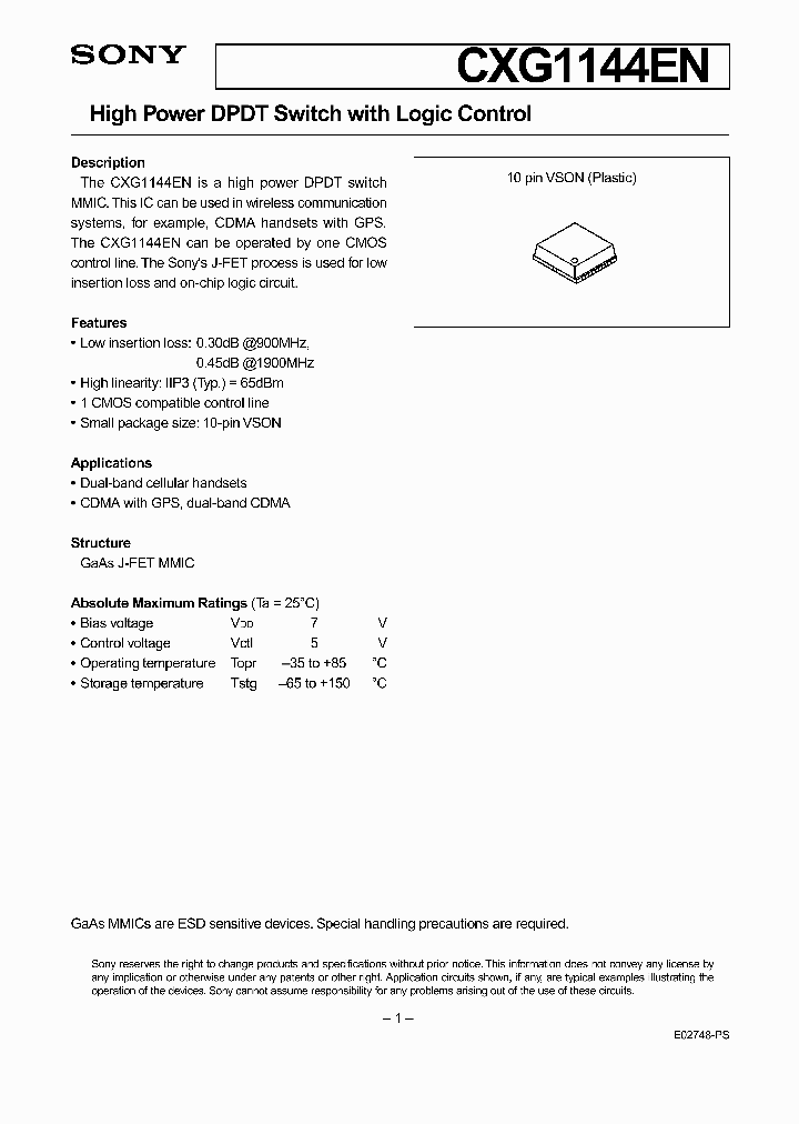 CXG1144EN_1696652.PDF Datasheet