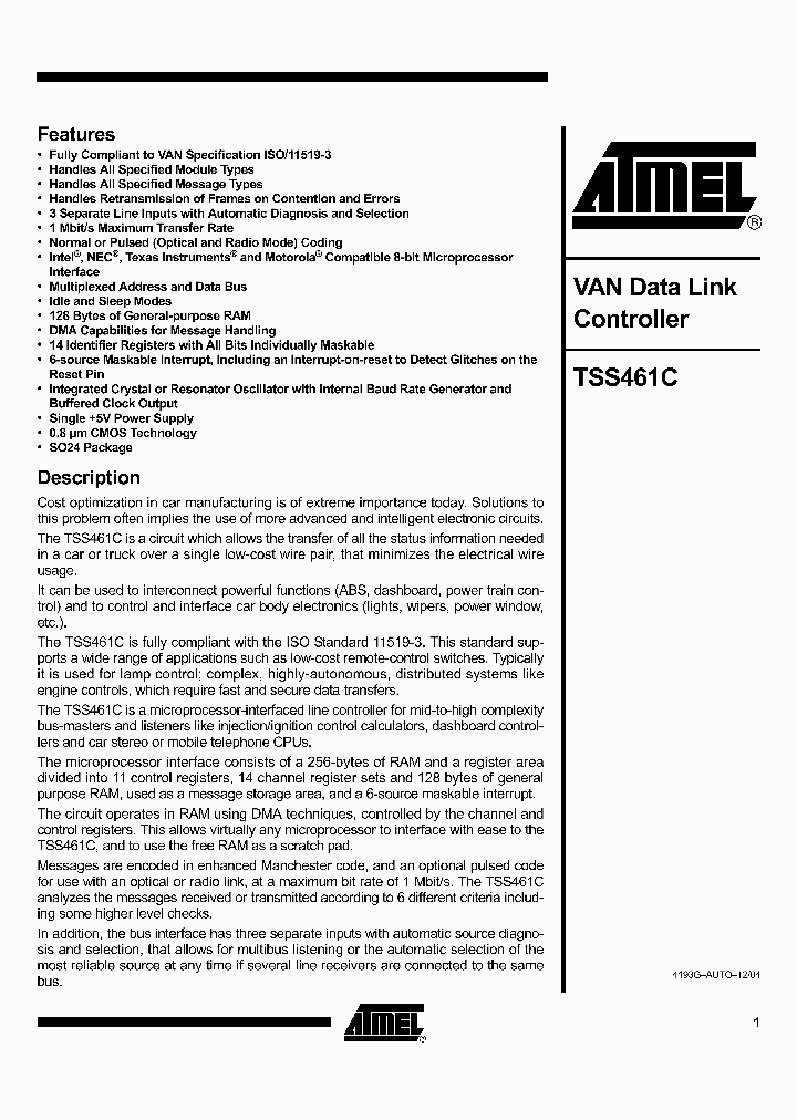 TSS461C-TDRZ_1191846.PDF Datasheet