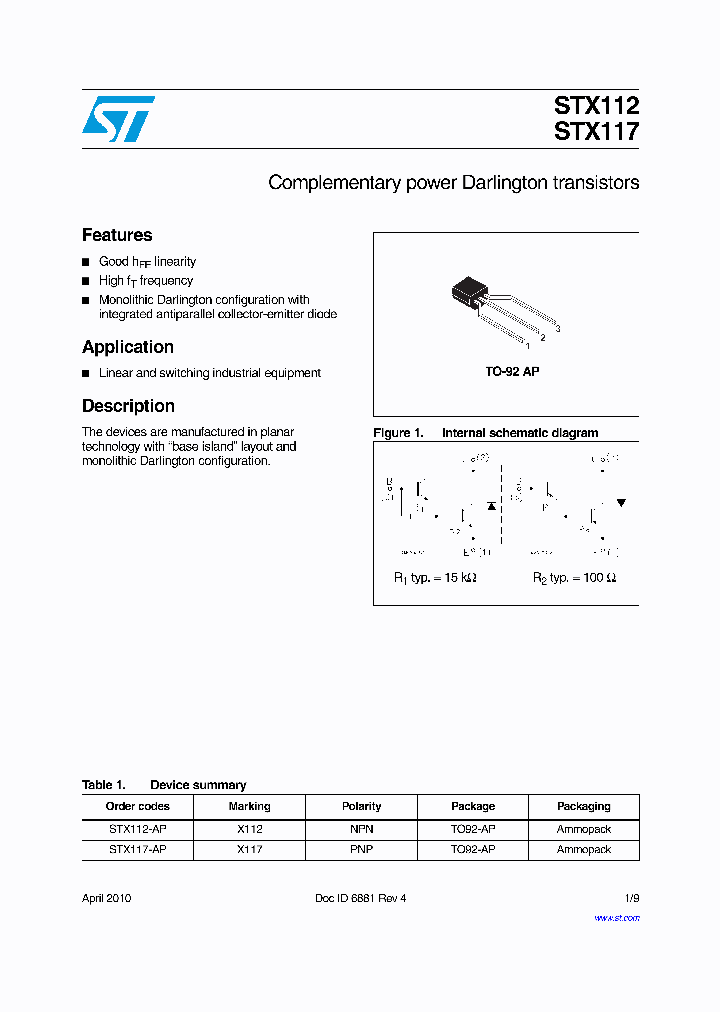 STX117-AP_1181420.PDF Datasheet