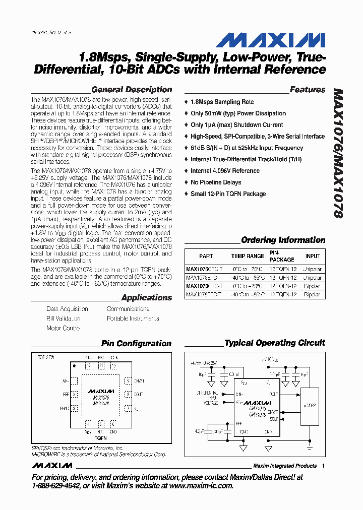 MAX1076_1698708.PDF Datasheet