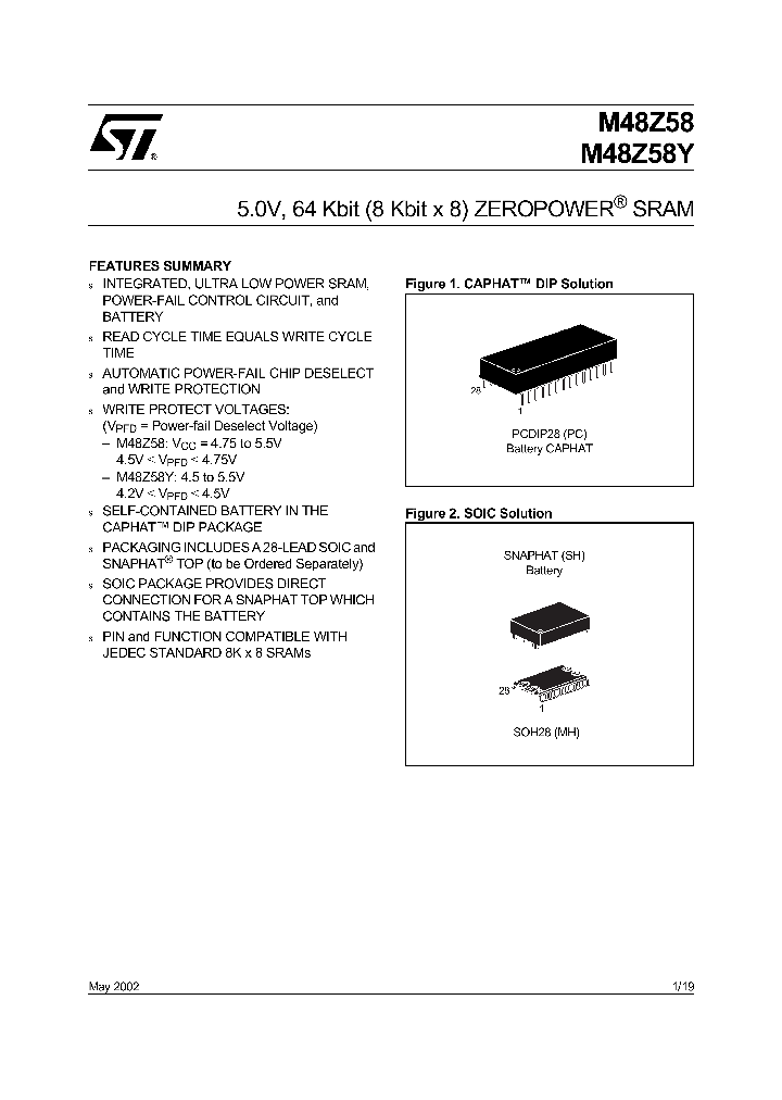 M48Z58Y-70PC1_1697407.PDF Datasheet