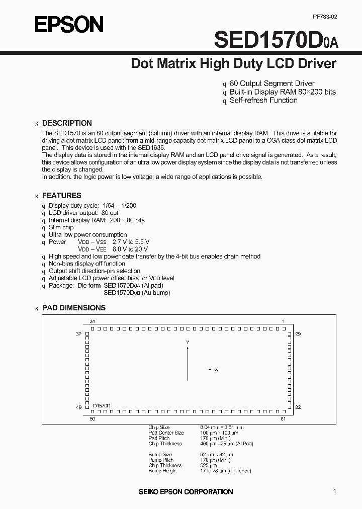 SED1570_1164527.PDF Datasheet