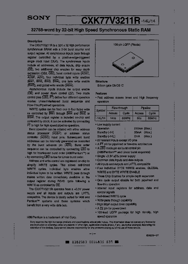 CXK77V3211R-14_1198992.PDF Datasheet