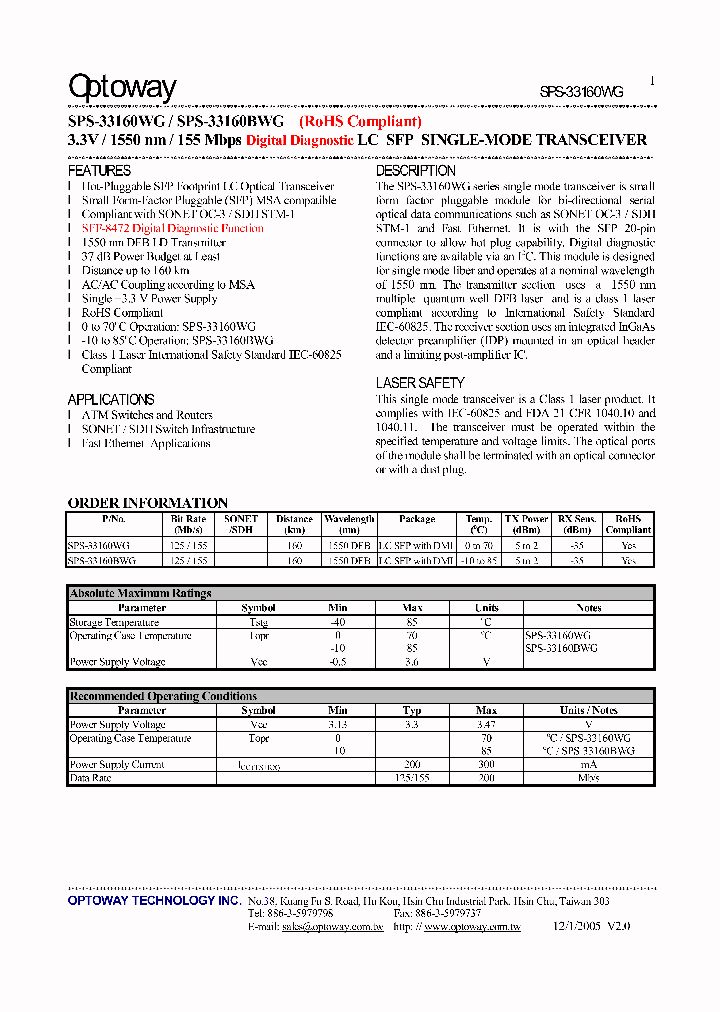 SPS-33160WG_1176041.PDF Datasheet