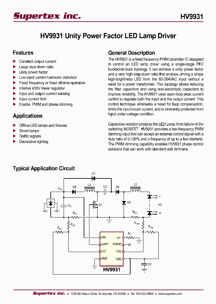HV9931P-G_1198140.PDF Datasheet