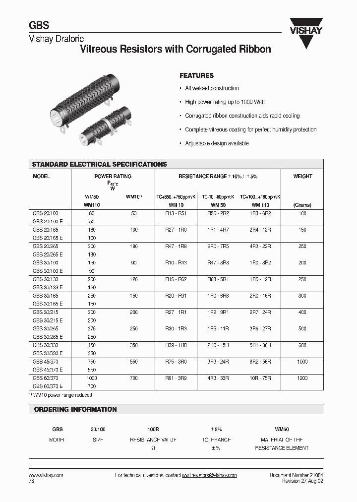 GBS_1699607.PDF Datasheet