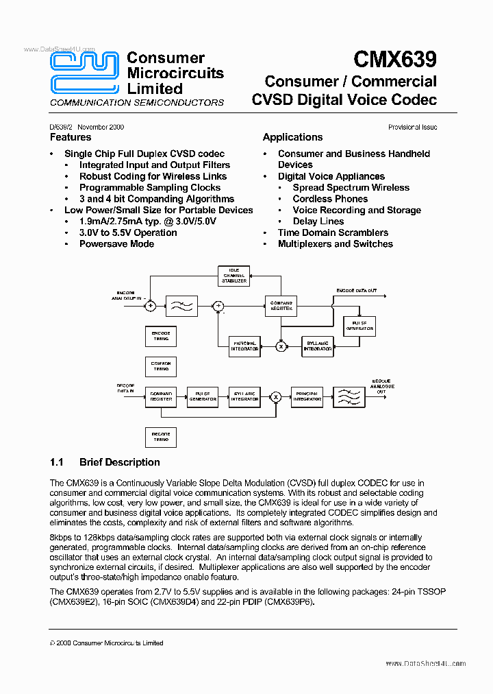 CMX639_1692268.PDF Datasheet