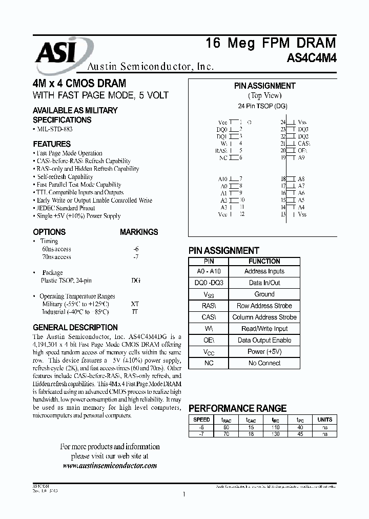AS4C4M4_1228474.PDF Datasheet