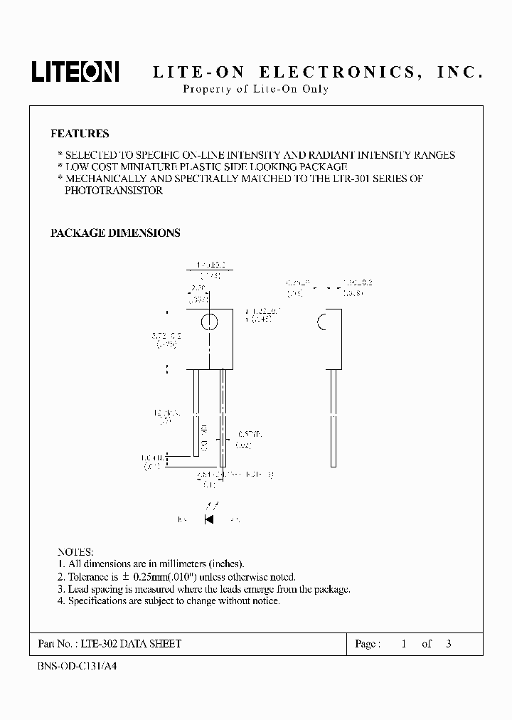 LTE-302_1228428.PDF Datasheet