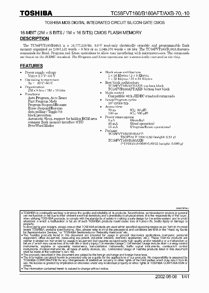 TC58FVT160AXB-70_1703950.PDF Datasheet