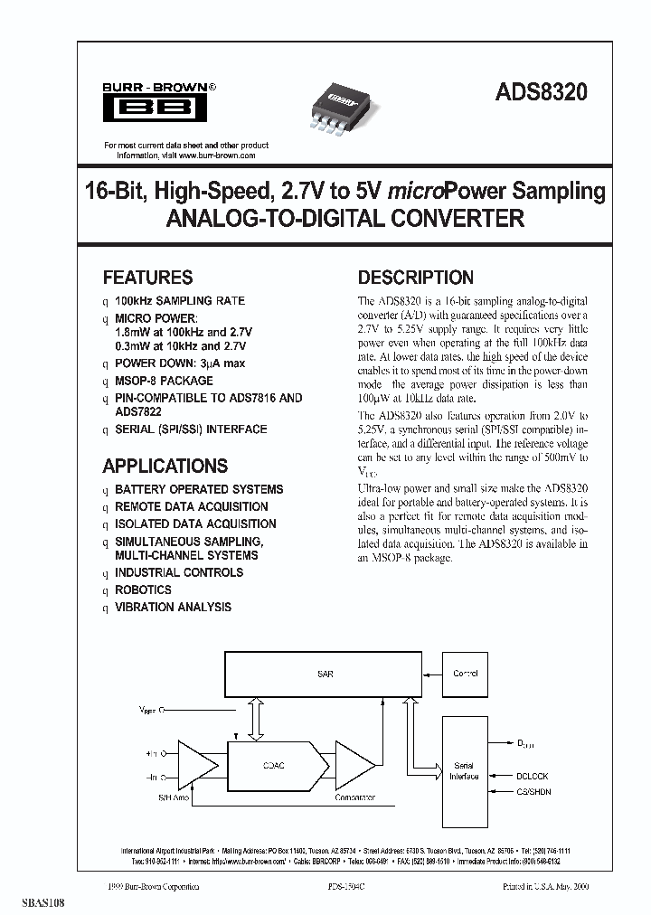 ADS8320EB2K5_1238867.PDF Datasheet