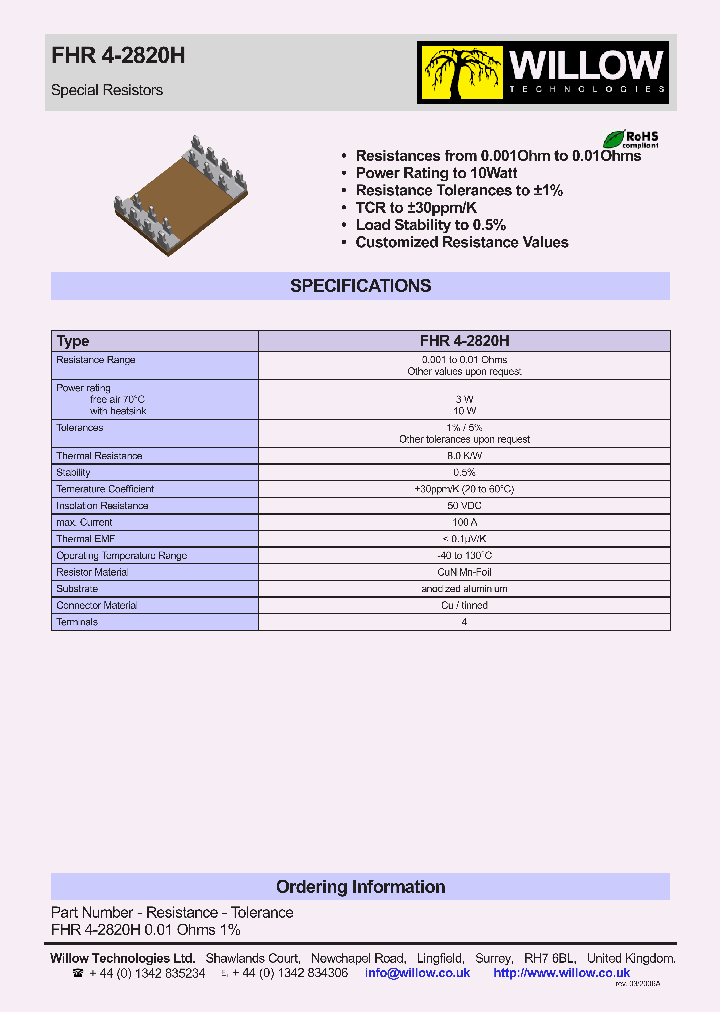 FHR4-2820H001OHMS_1239740.PDF Datasheet